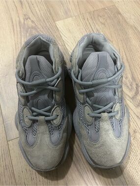 Yeezy 500 Gray Suede & Mesh Sneakers